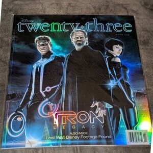 Disney Twenty-Three D23 Magazine Winter 2010 Tron Legacy Jeff Bridges Cover NIP